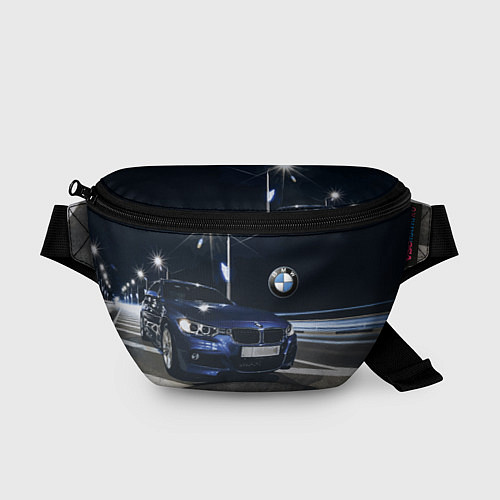 Поясная сумка BMW на ночной трассе / 3D-принт – фото 1