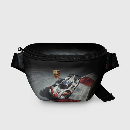 Поясная сумка Porsche - racing team - motorsport / 3D-принт – фото 1
