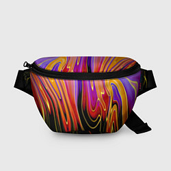 Поясная сумка Абстракция сияние, цвет: 3D-принт