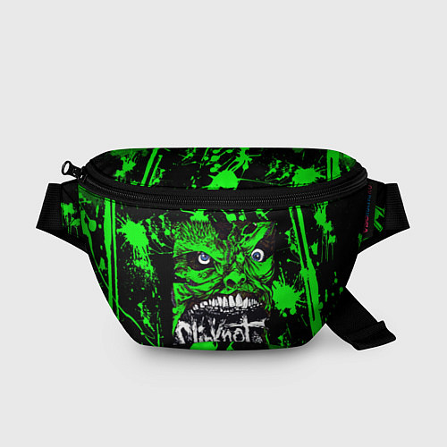 Поясная сумка Slipknot - green monster по / 3D-принт – фото 1