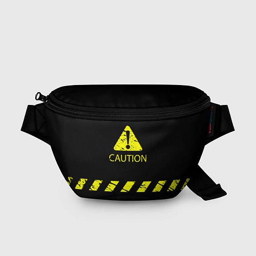 Поясная сумка CAUTION - Осторожно опасность / 3D-принт – фото 1