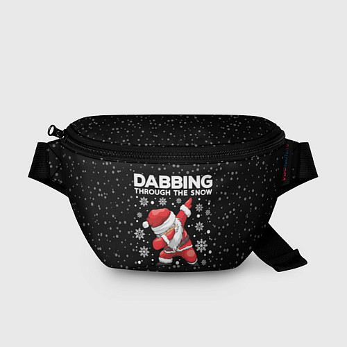Поясная сумка Santa dabbing, through the snow / 3D-принт – фото 1