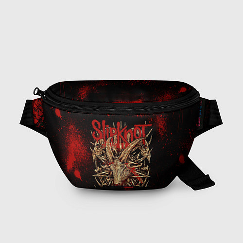 Поясная сумка Slipknot red black / 3D-принт – фото 1