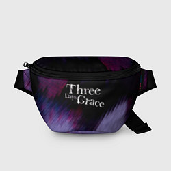 Поясная сумка Three Days Grace lilac, цвет: 3D-принт