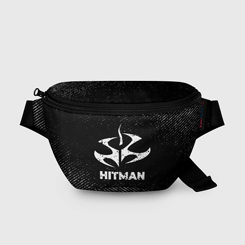 Поясная сумка Hitman с потертостями на темном фоне / 3D-принт – фото 1