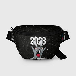 Поясная сумка Злой кролик 2023, цвет: 3D-принт