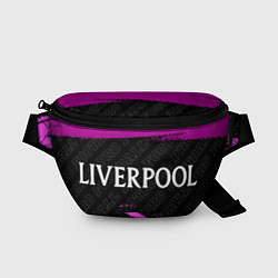 Поясная сумка Liverpool pro football: надпись и символ, цвет: 3D-принт