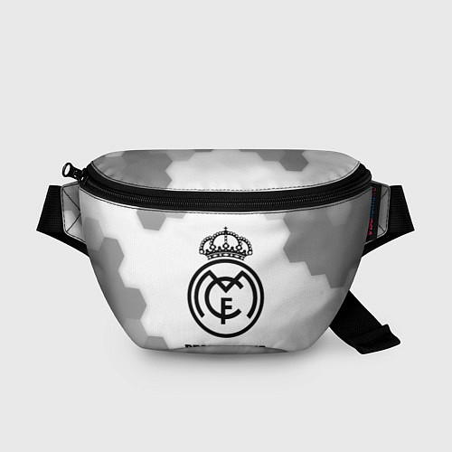 Поясная сумка Real Madrid sport на светлом фоне / 3D-принт – фото 1