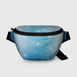 Поясная сумка Снег, туман и блёстки, цвет: 3D-принт