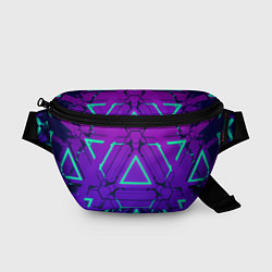 Поясная сумка Cyber armor - neon, цвет: 3D-принт