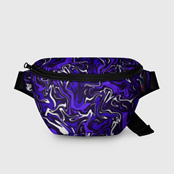 Поясная сумка Фиолетовая абстракция, цвет: 3D-принт