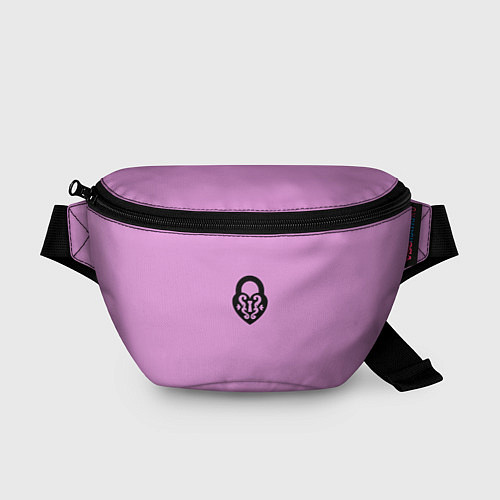 Поясная сумка Замочек к ключику розовый / 3D-принт – фото 1