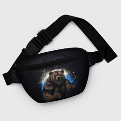 Поясная сумка Сильный медведь, цвет: 3D-принт — фото 2