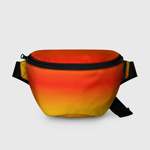 Поясная сумка Переливы оранжевого / 3D-принт – фото 1