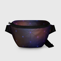 Поясная сумка Неоновая современная броня, цвет: 3D-принт