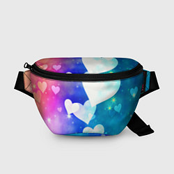 Поясная сумка Dreamy Hearts Multicolor, цвет: 3D-принт
