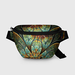 Поясная сумка Изумрудны цветок, цвет: 3D-принт