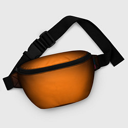 Поясная сумка Кислотный оранжевый с градиентом, цвет: 3D-принт — фото 2
