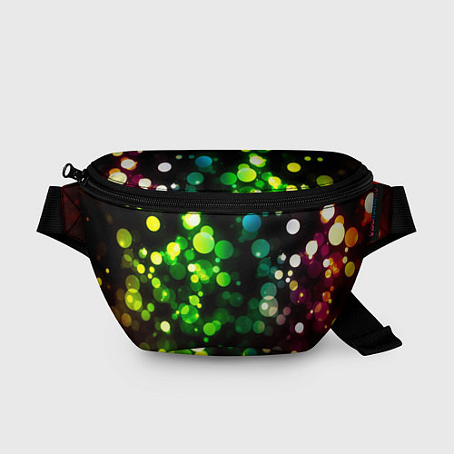 Поясная сумка Разноцветные блики / 3D-принт – фото 1