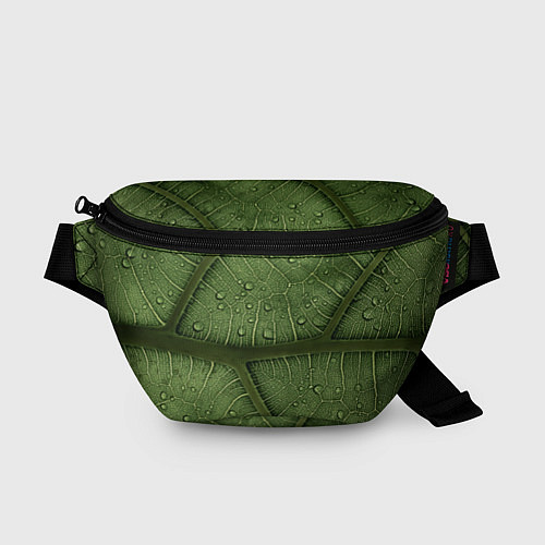 Поясная сумка Текстура зелёной листы / 3D-принт – фото 1