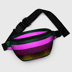Поясная сумка Patterned stripes, цвет: 3D-принт — фото 2