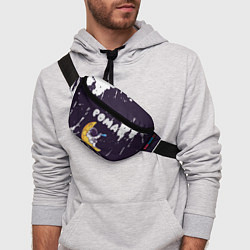 Поясная сумка Рома космонавт отдыхает на Луне, цвет: 3D-принт — фото 2