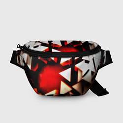 Поясная сумка Плиты треугольники, цвет: 3D-принт