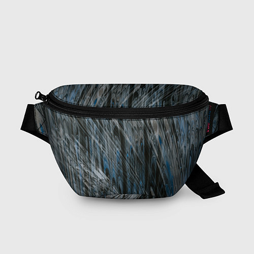 Поясная сумка Тёмные листы стёкол / 3D-принт – фото 1