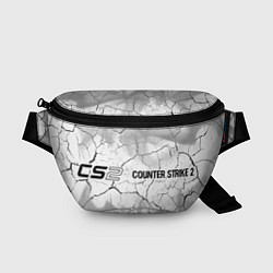 Поясная сумка Counter Strike 2 glitch на светлом фоне: надпись и, цвет: 3D-принт