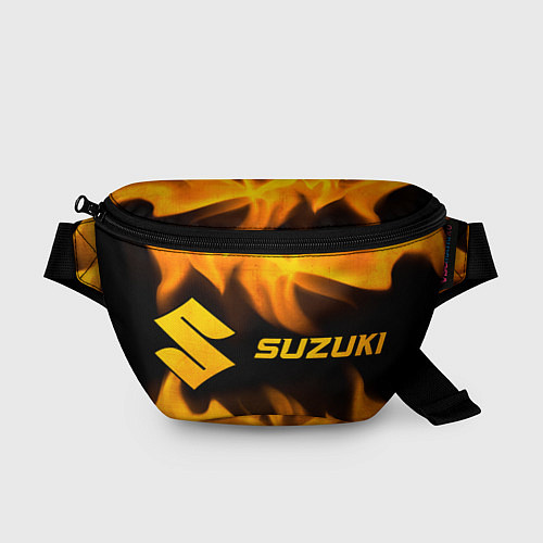 Поясная сумка Suzuki - gold gradient: надпись и символ / 3D-принт – фото 1