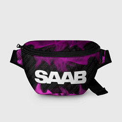 Поясная сумка Saab pro racing: надпись и символ, цвет: 3D-принт
