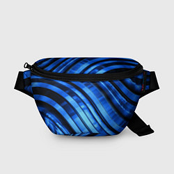 Поясная сумка Темно-синий металлик, цвет: 3D-принт
