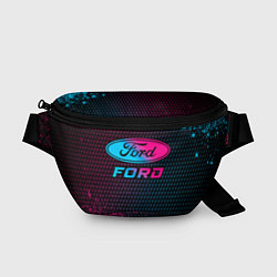 Поясная сумка Ford - neon gradient, цвет: 3D-принт