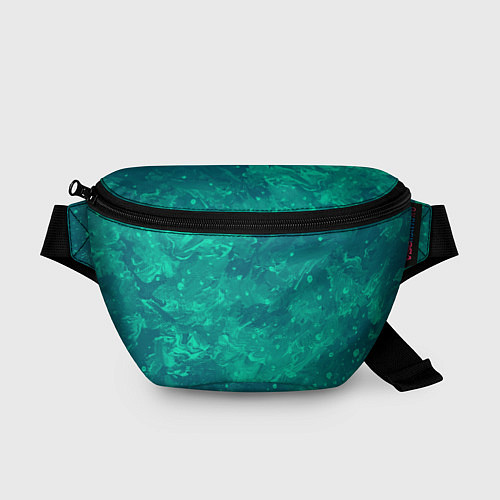 Поясная сумка Художественный зелёный / 3D-принт – фото 1