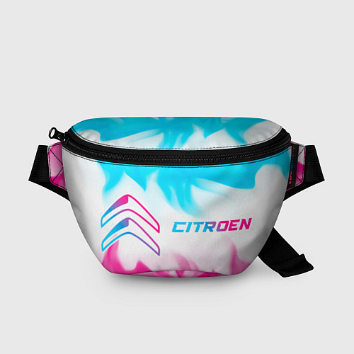 Поясная сумка Citroen neon gradient style: надпись и символ / 3D-принт – фото 1