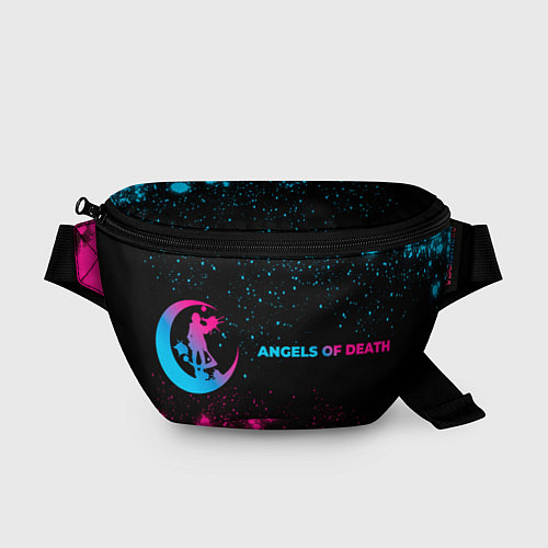 Поясная сумка Angels of Death - neon gradient: надпись и символ / 3D-принт – фото 1