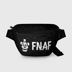 Поясная сумка FNAF glitch на темном фоне: надпись и символ, цвет: 3D-принт