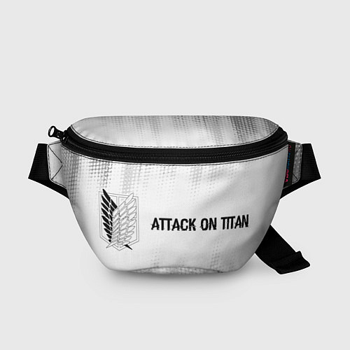 Поясная сумка Attack on Titan glitch на светлом фоне: надпись и / 3D-принт – фото 1