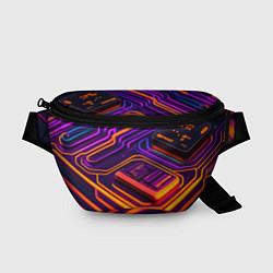 Поясная сумка Микрочип, цвет: 3D-принт