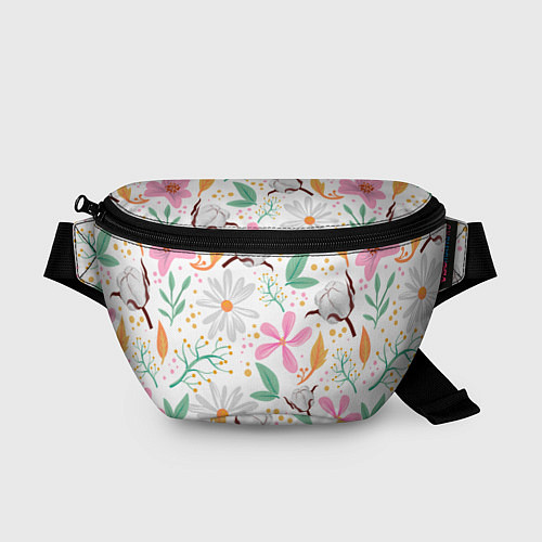Поясная сумка Spring flowers / 3D-принт – фото 1