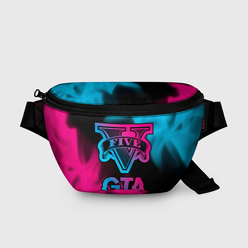 Поясная сумка GTA - neon gradient / 3D-принт – фото 1