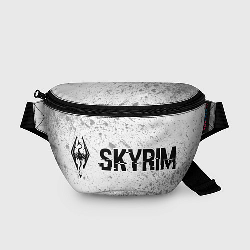 Поясная сумка Skyrim glitch на светлом фоне: надпись и символ / 3D-принт – фото 1