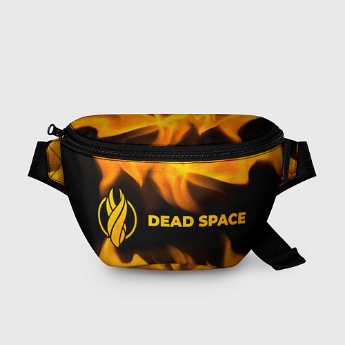 Поясная сумка Dead Space - gold gradient: надпись и символ / 3D-принт – фото 1
