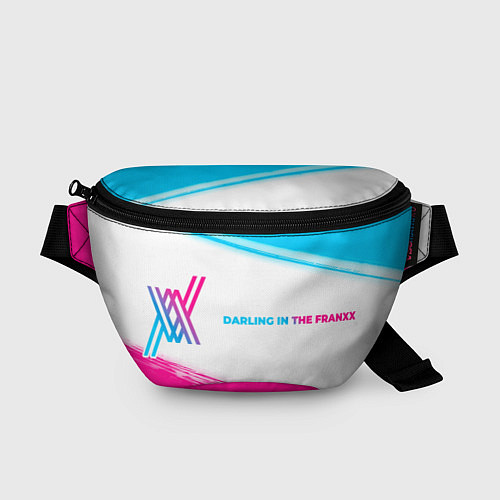 Поясная сумка Darling in the FranXX neon gradient style: надпись / 3D-принт – фото 1
