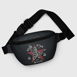 Поясная сумка Rockstar music, цвет: 3D-принт — фото 2