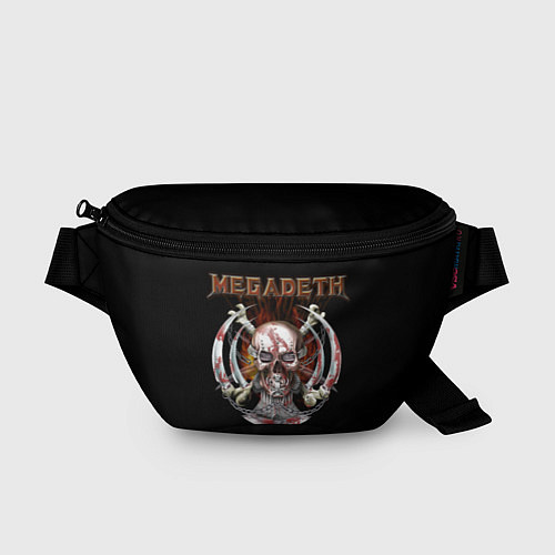 Поясная сумка Megadeth - боевой череп / 3D-принт – фото 1