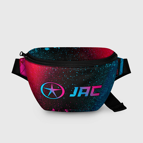 Поясная сумка JAC - neon gradient: надпись и символ / 3D-принт – фото 1