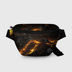 Поясная сумка Black gold texture, цвет: 3D-принт