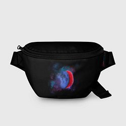 Поясная сумка Космический арбуз-луна, цвет: 3D-принт