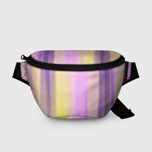 Поясная сумка Акварельный градиент желто- розовый / 3D-принт – фото 1